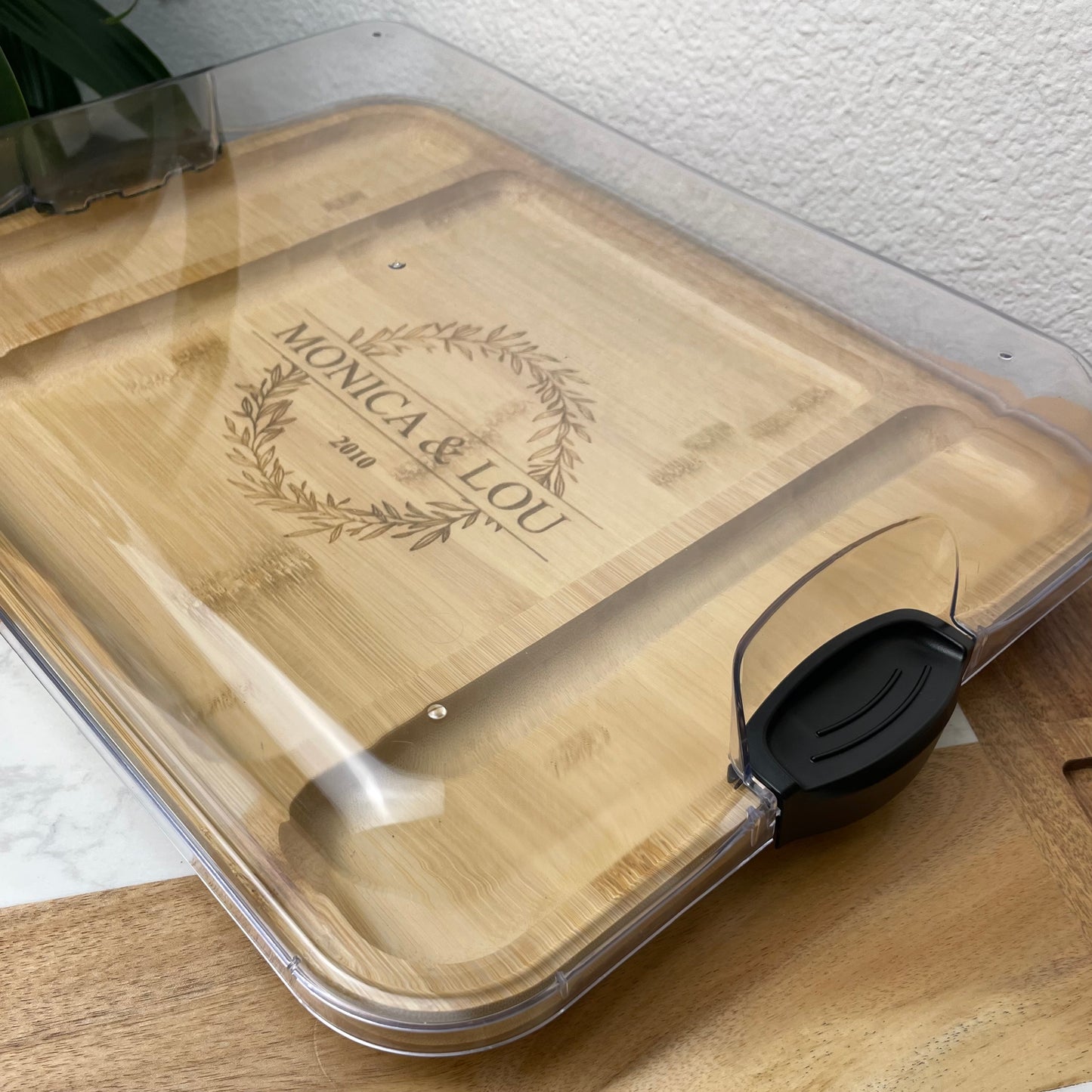 Personalized 12 x 16 "Make and Take" Bamboo Board