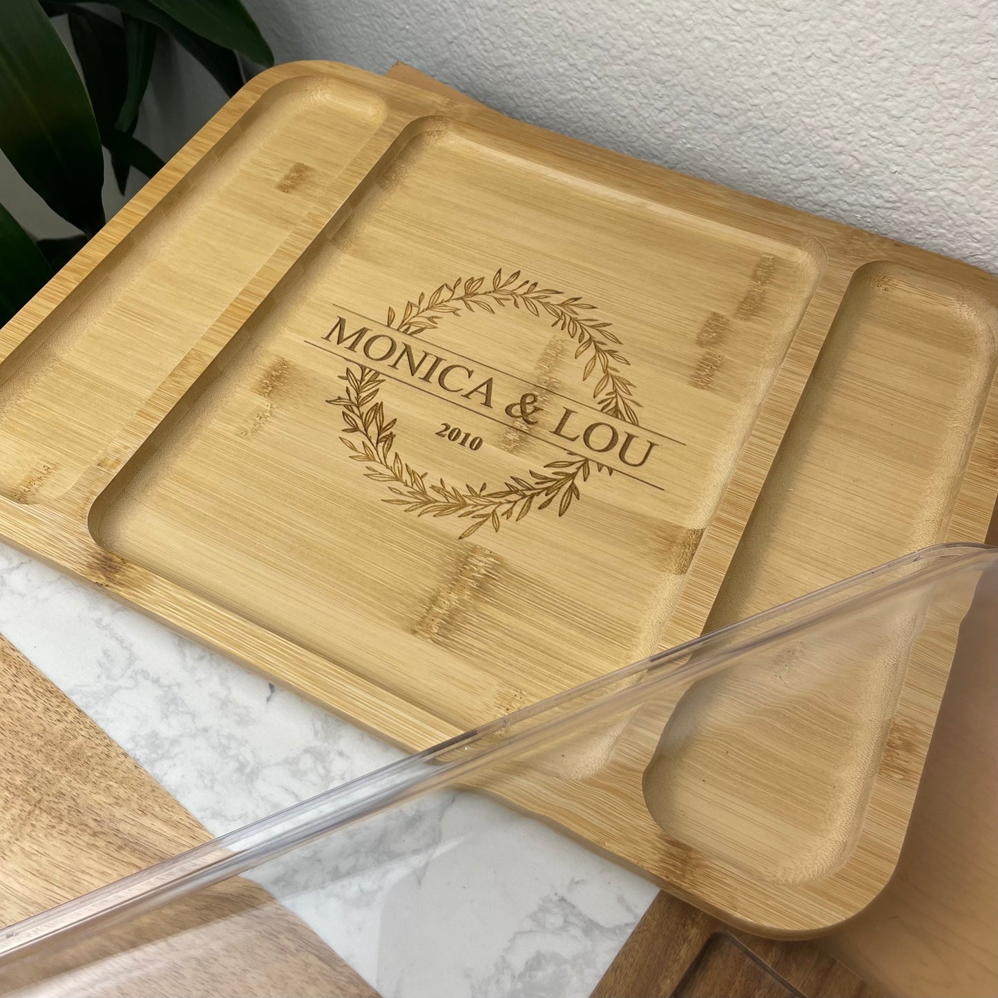 Personalized 12 x 16 "Make and Take" Bamboo Board