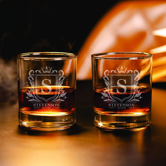 Custom Engraved Whiskey Glasses